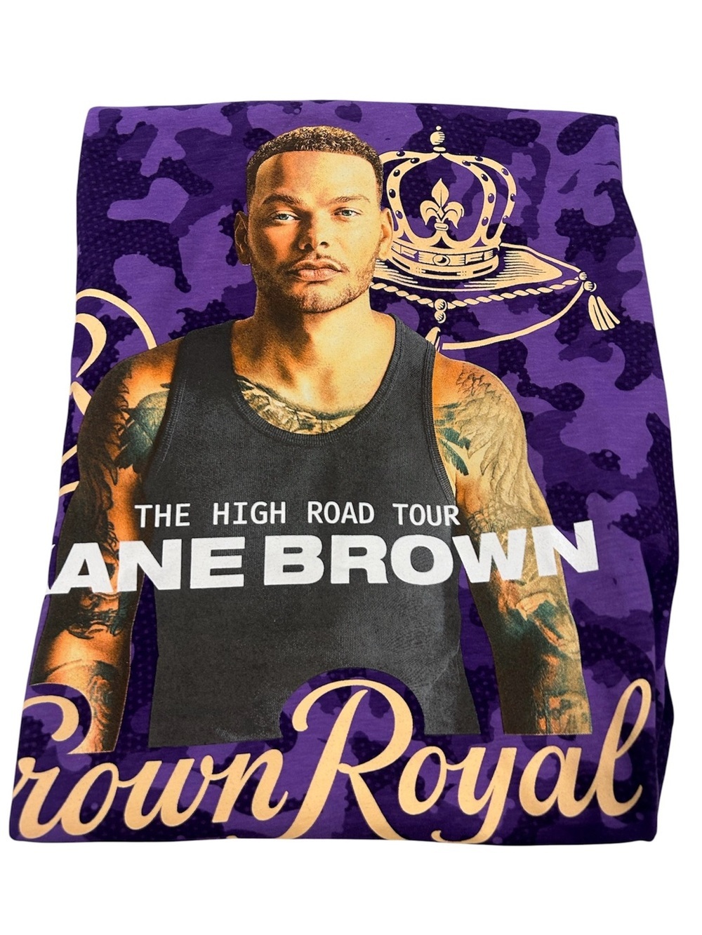 Crown Royal x Kane Brown Purple Camo Tour Tee - Picture 4 of 5